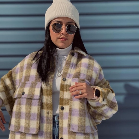 𝗡𝗪𝗧 𝗭𝗮𝗿𝗮 • Oversized Plaid Overshirt - Picture 7 of 16